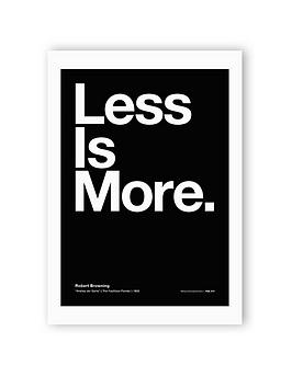 Product photograph of East End Prints Less Is More Art Print By Maisey Design - Framed from very.co.uk