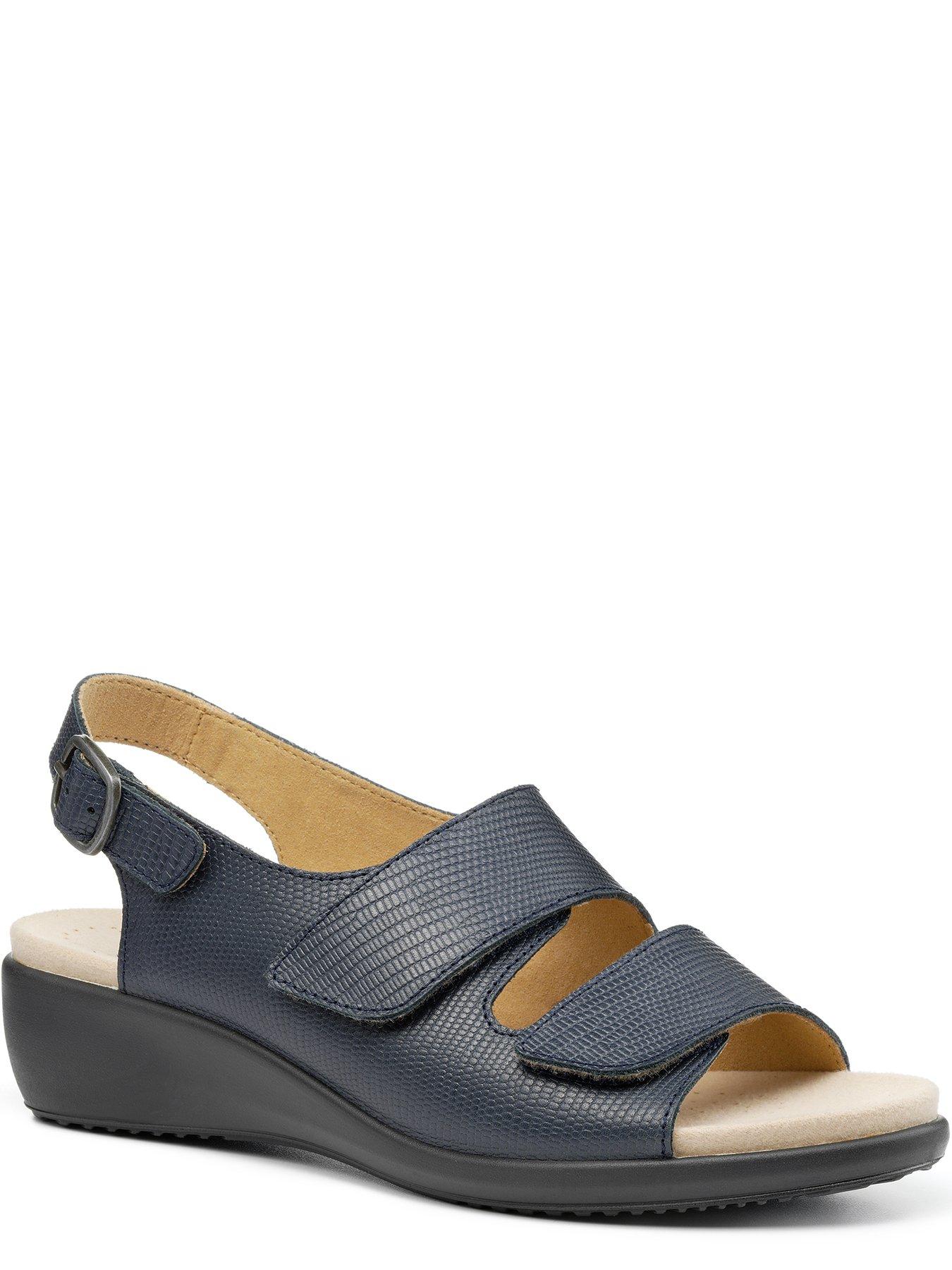 Hotter hot sale navy sandals