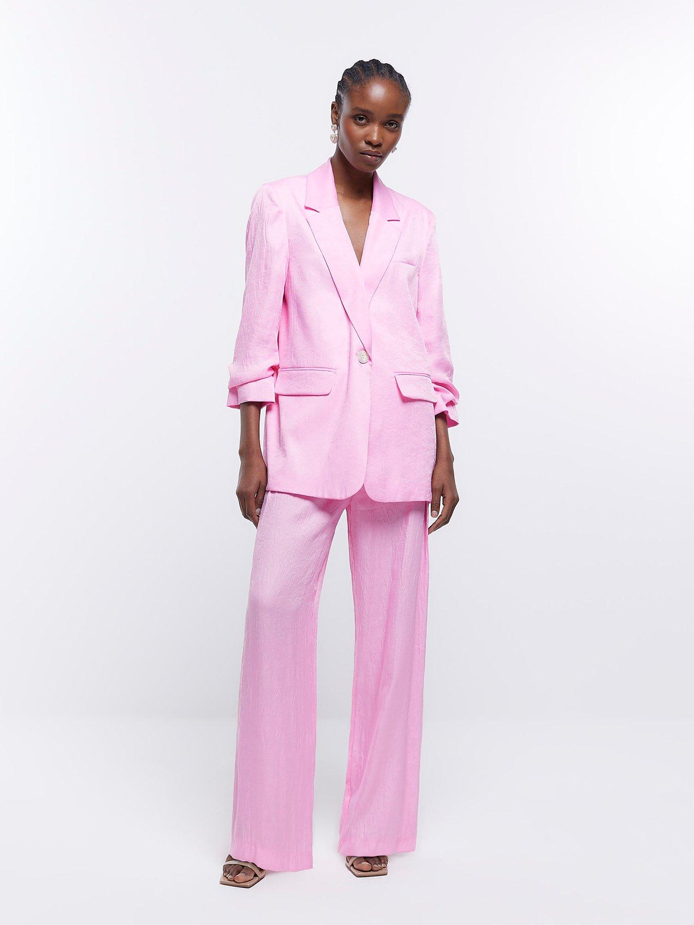 Pink blazer cheap river island