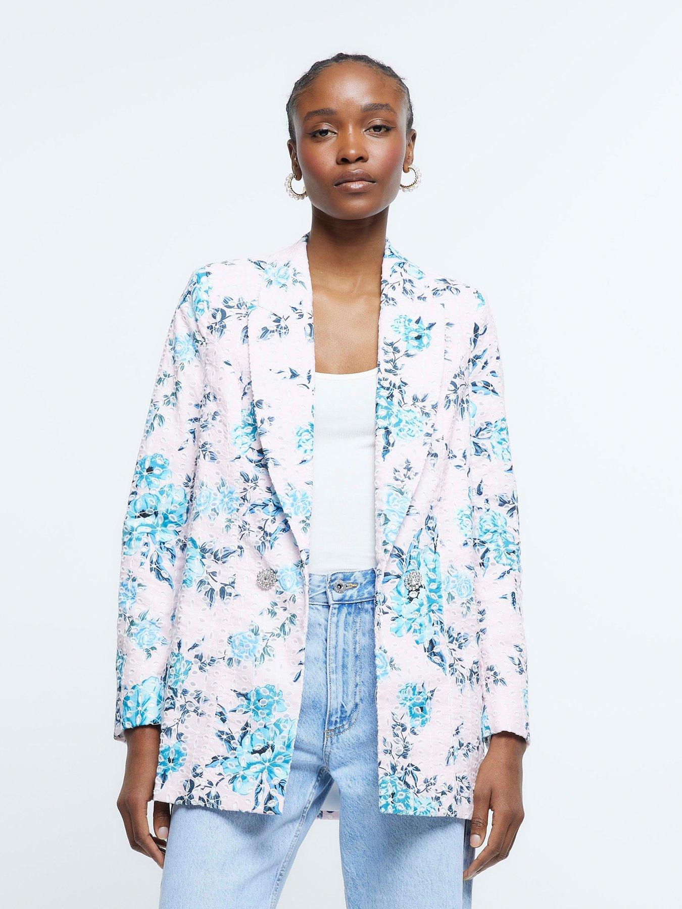 Floral blazer uk sale