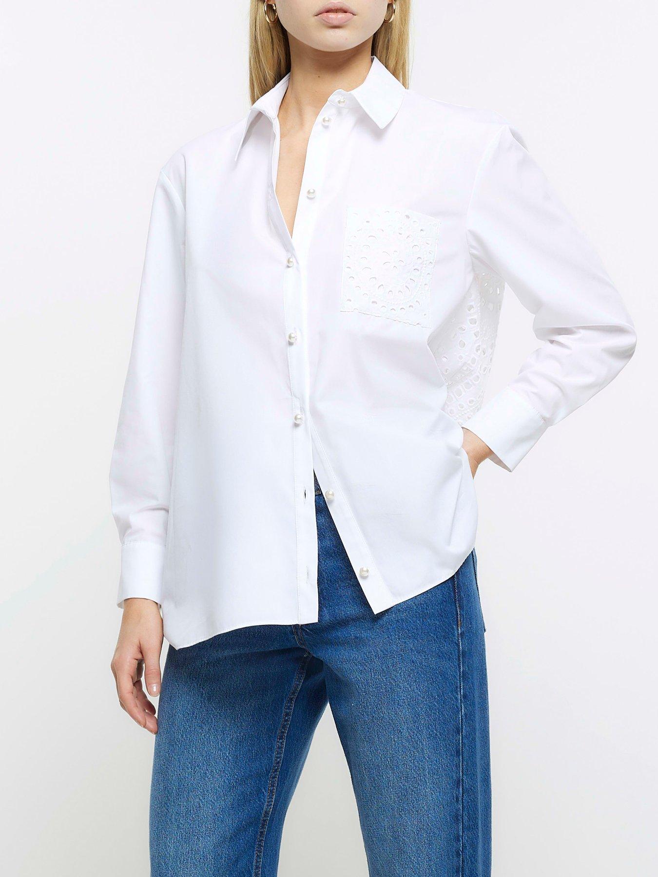 White shirt womens river hot sale island