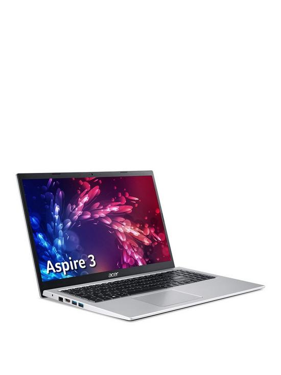 front image of acer-aspire-3-a315-58-laptop-156in-fhd-intel-core-i3-8gb-ram-256gb-ssdnbspwith-microsoftnbsp365-family-12-months-silver
