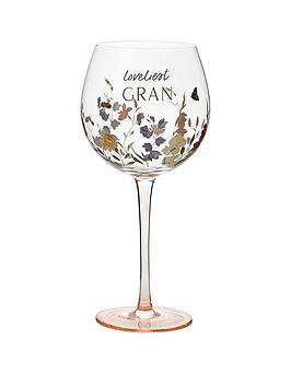 Product photograph of The Cottage Garden Gin Glass Gran from very.co.uk