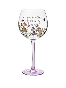 Product photograph of The Cottage Garden Gin Glass Loveliest from very.co.uk