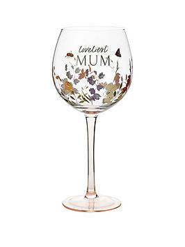 Product photograph of The Cottage Garden Gin Glass Mum from very.co.uk