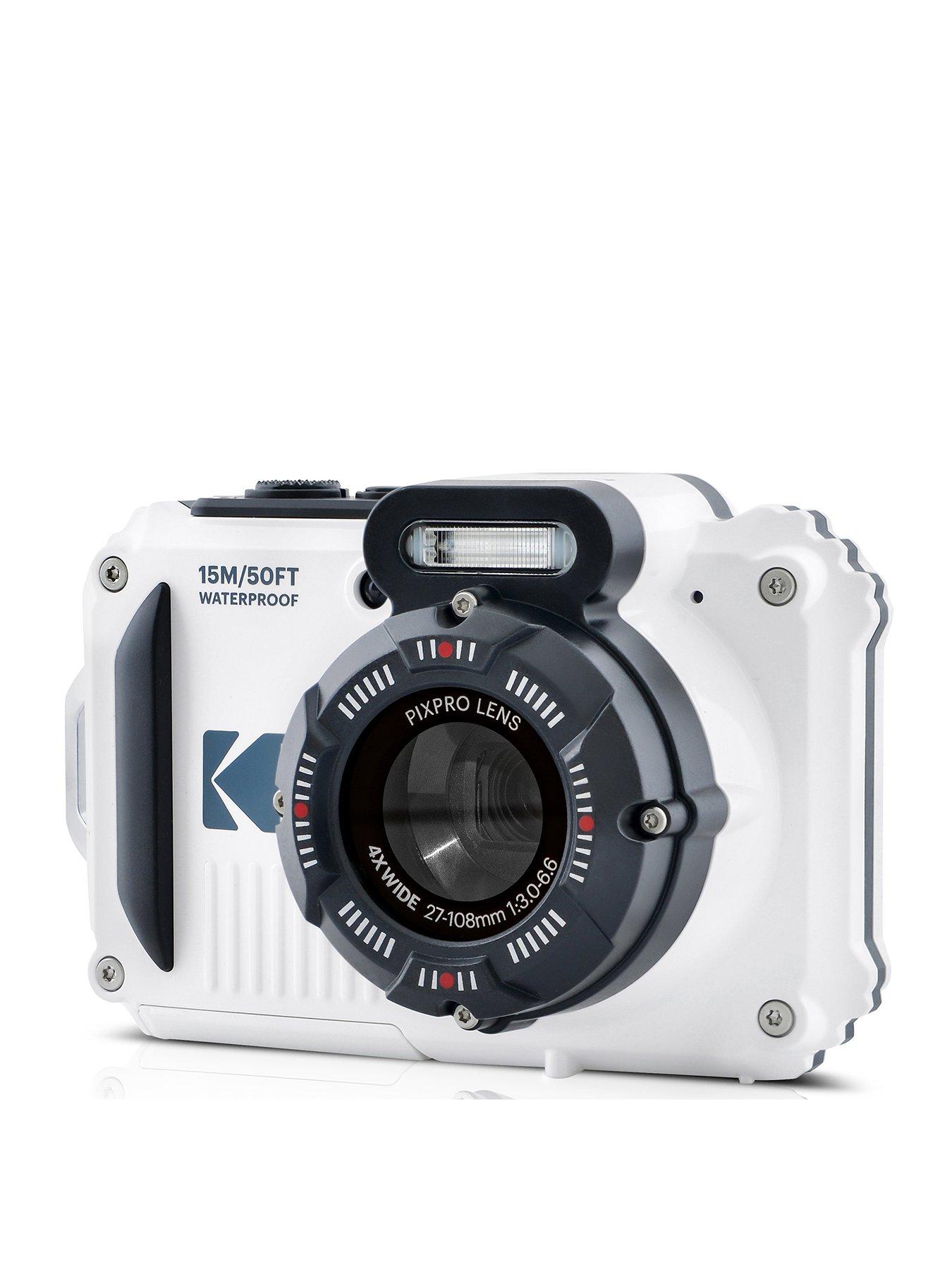 PIXPRO WPZ2 Waterproof 16MP 4x Zoom Tough Compact Camera - White