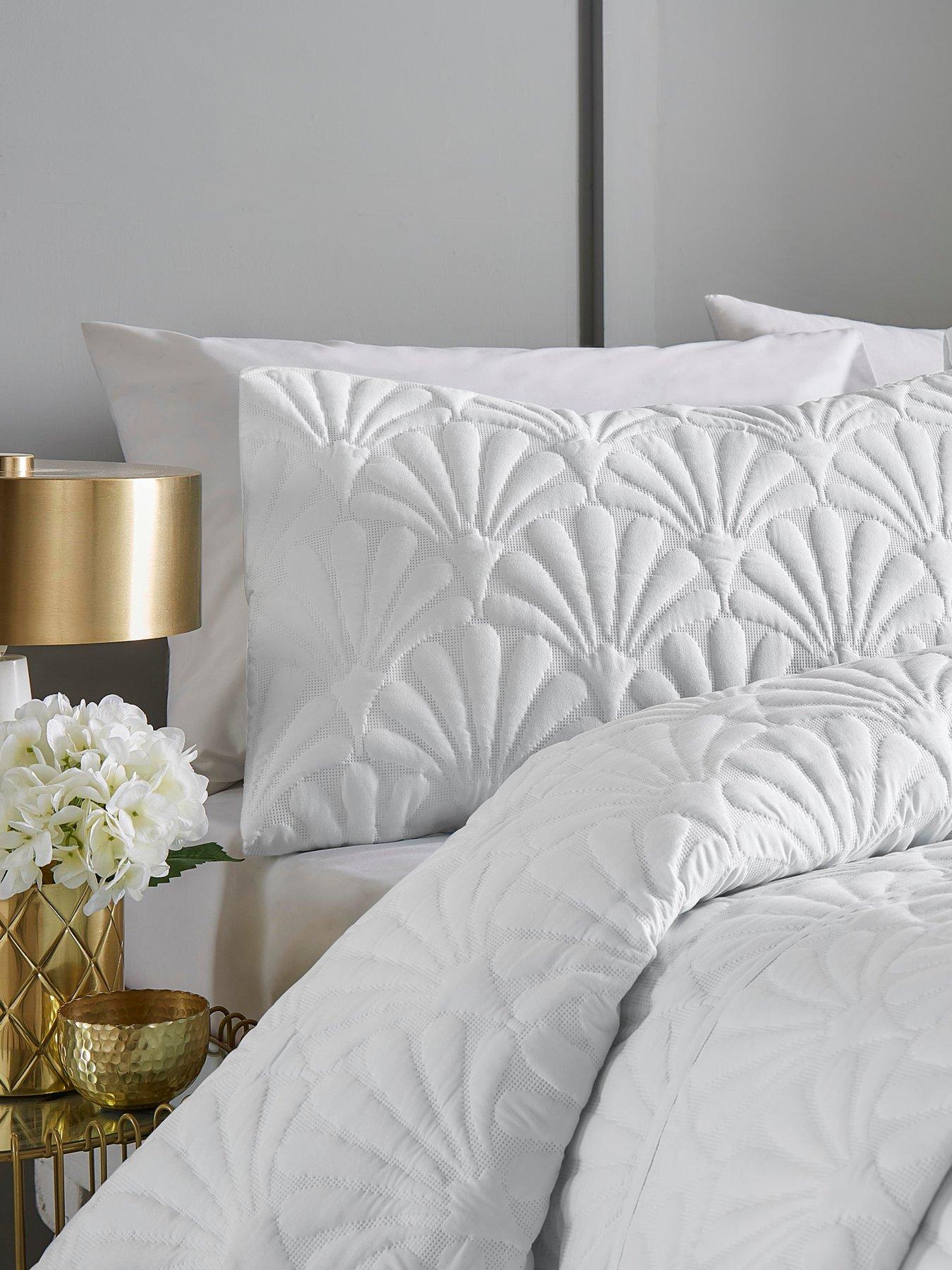Cathay Home Oasis Set Piumino Matrimoniale Queen Size Bianco – Microfibra Morbida Con Pince - 3