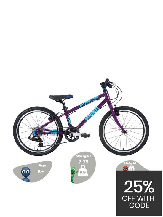 stillFront image of squish-lightweight-20-wheel-7-speed-childrens-bike-purple