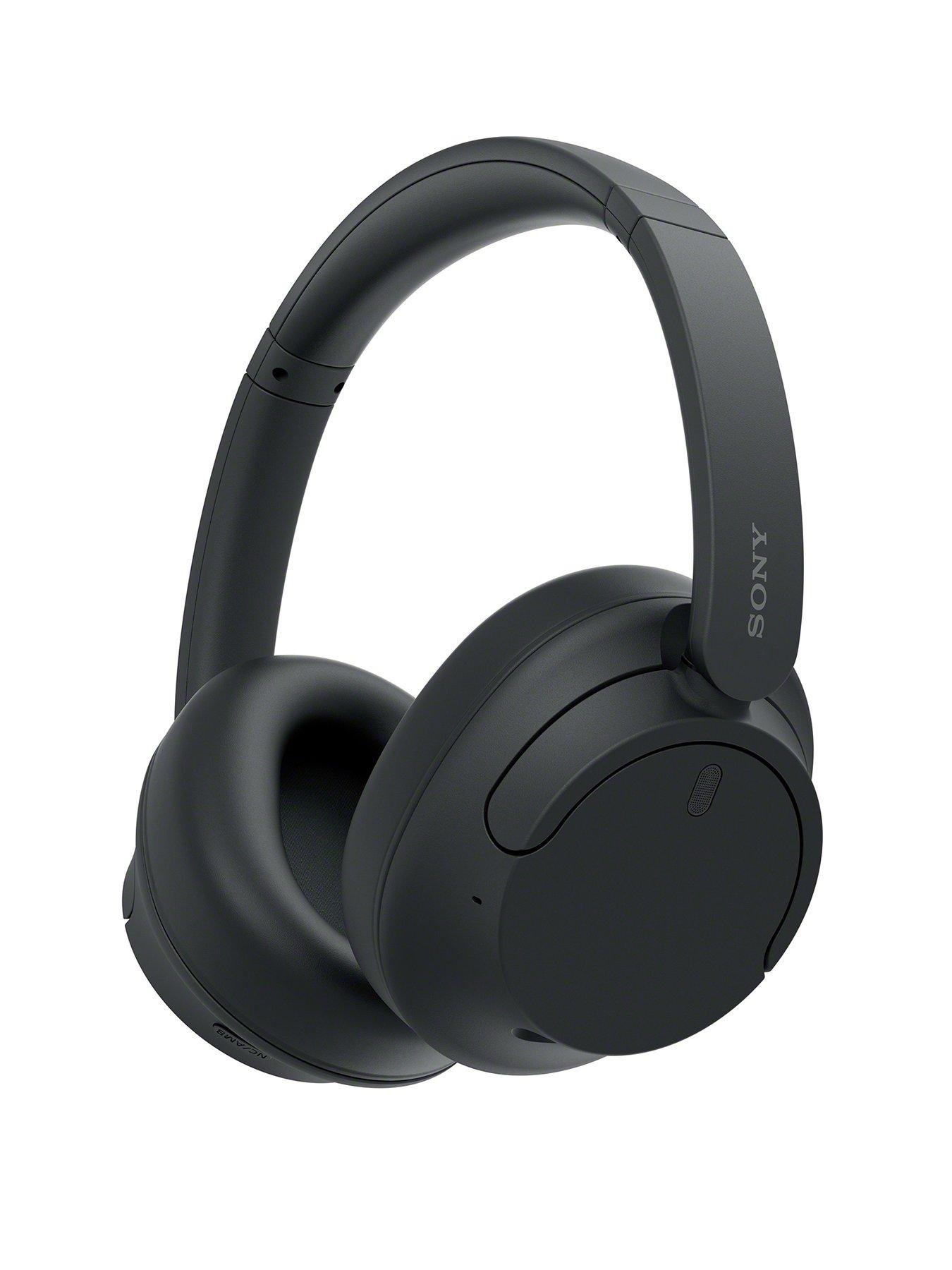 WH-CH720N Noise-Cancelling Wireless Bluetooth Headphones - Up to 35 hours  battery life and Quick Charge - Black