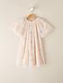  image of eve-and-milo-childrens-sequin-star-angel-sleeve-dress-pink