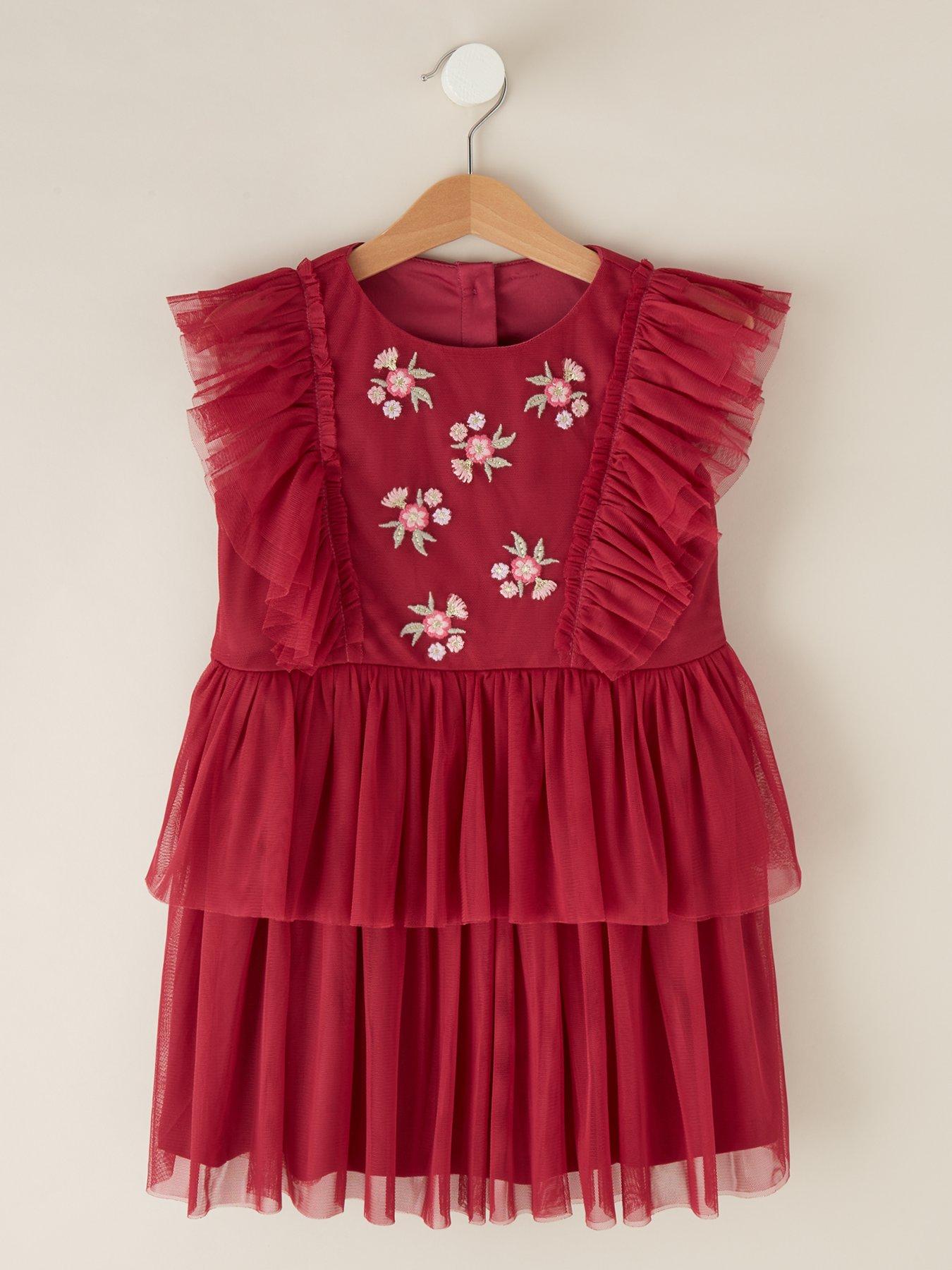 Girls size sales 10 red dress