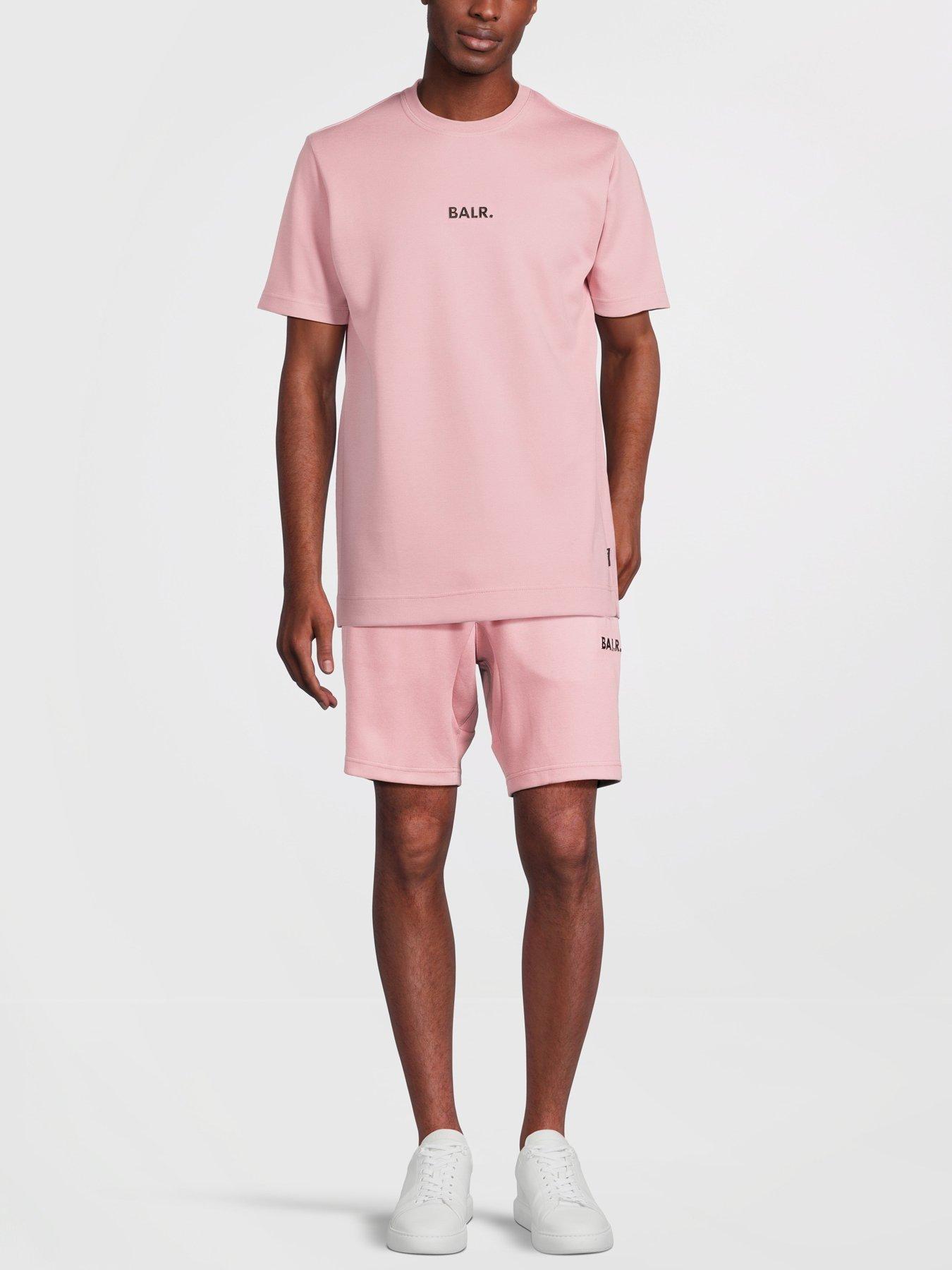 BALR Q-Series Straight T-Shirt - Pink | very.co.uk