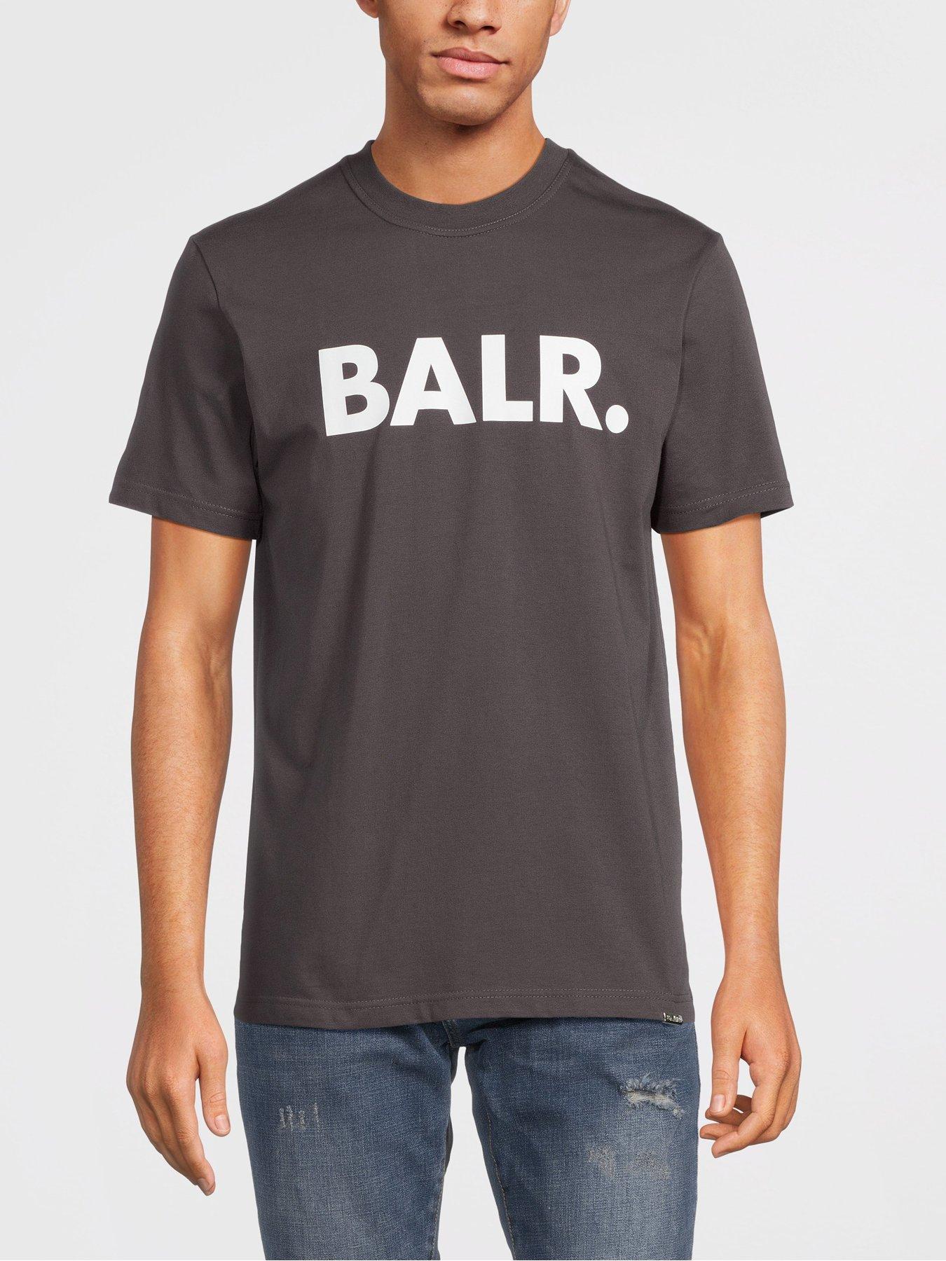 BALR Brand Straight T Shirt Dark Grey very