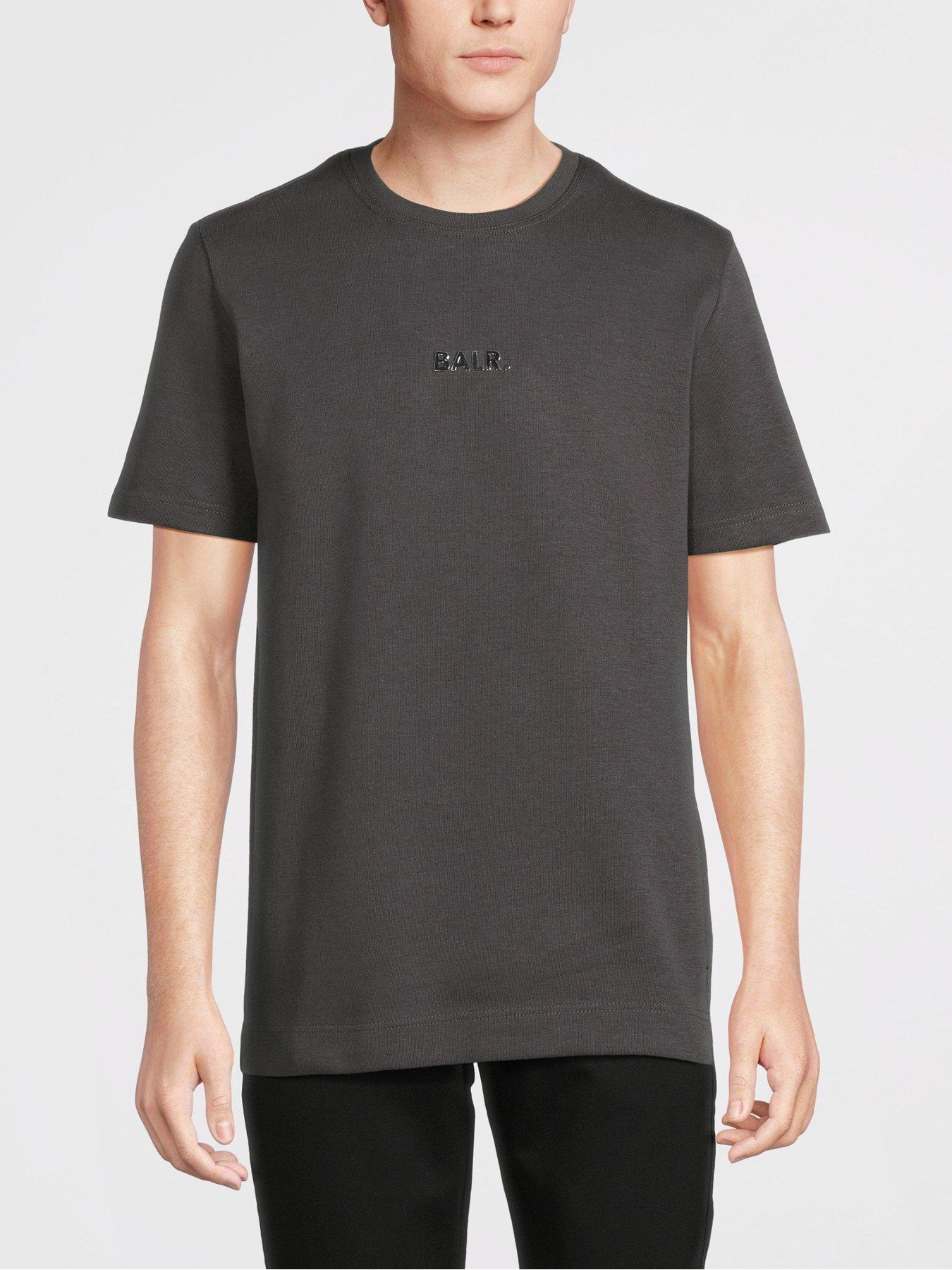 BALR Brand Straight T Shirt Dark Grey very