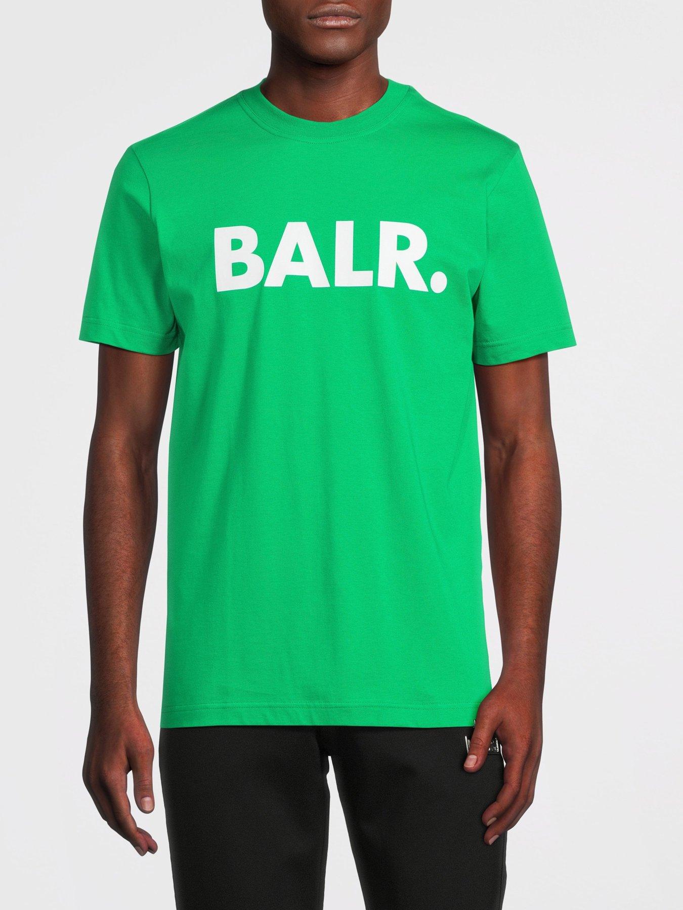 Brand Straight T Shirt Green