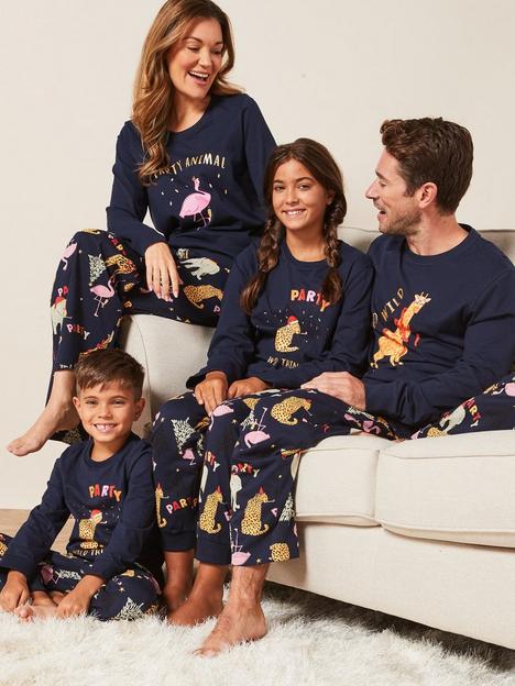 mini-v-by-very-kids-family-flamingo-party-animals-mini-me-christmas-pyjamas-multi