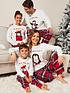  image of mini-v-by-very-kids-family-penguin-mini-me-christmas-pyjamas-red