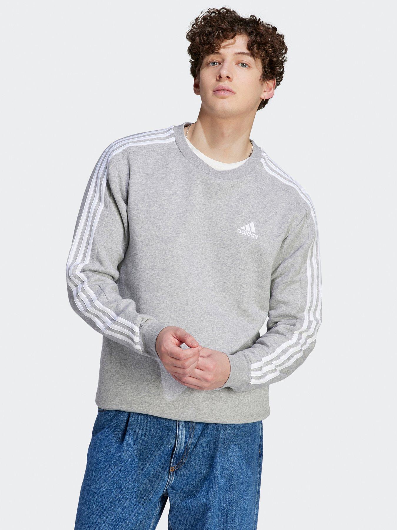 Grey adidas 2024 crew neck