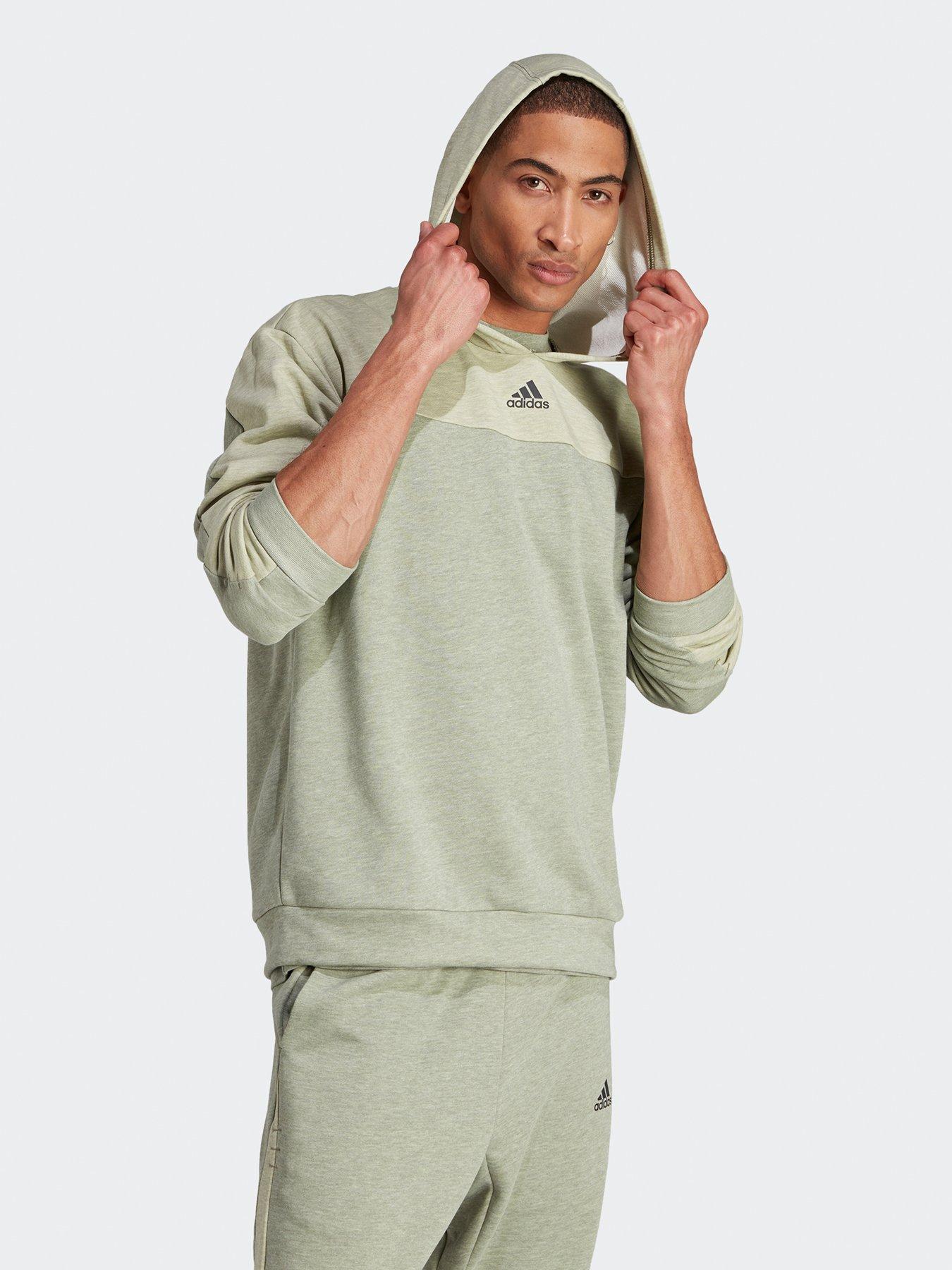 Men's set hoodie + pants - grey melange Z49