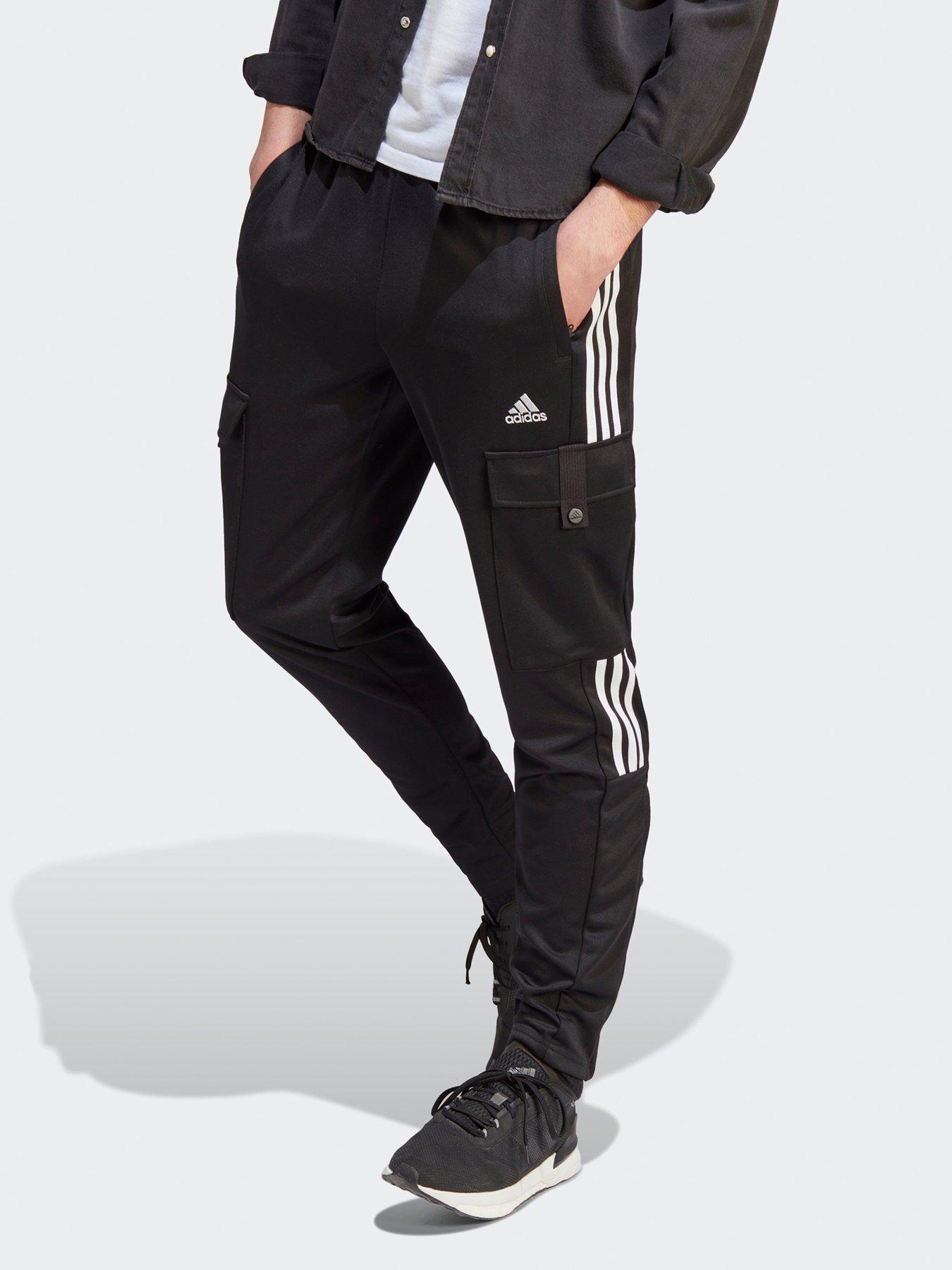 adidas Sportswear Mens Tiro Cargo Pant Black White Very