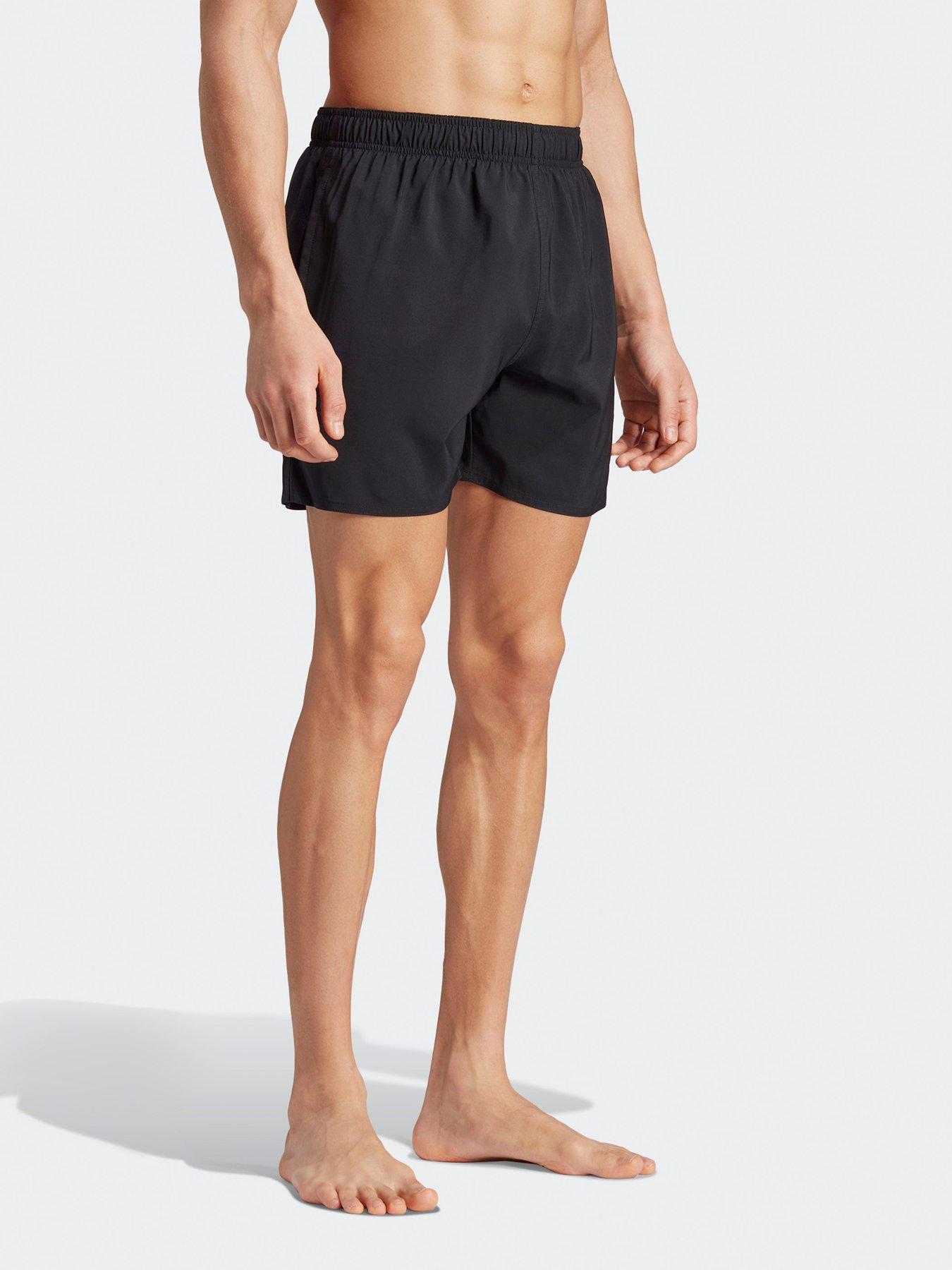 Image 3 of 4 of adidas Men's Solid Small Logo Swim Short - BLACK