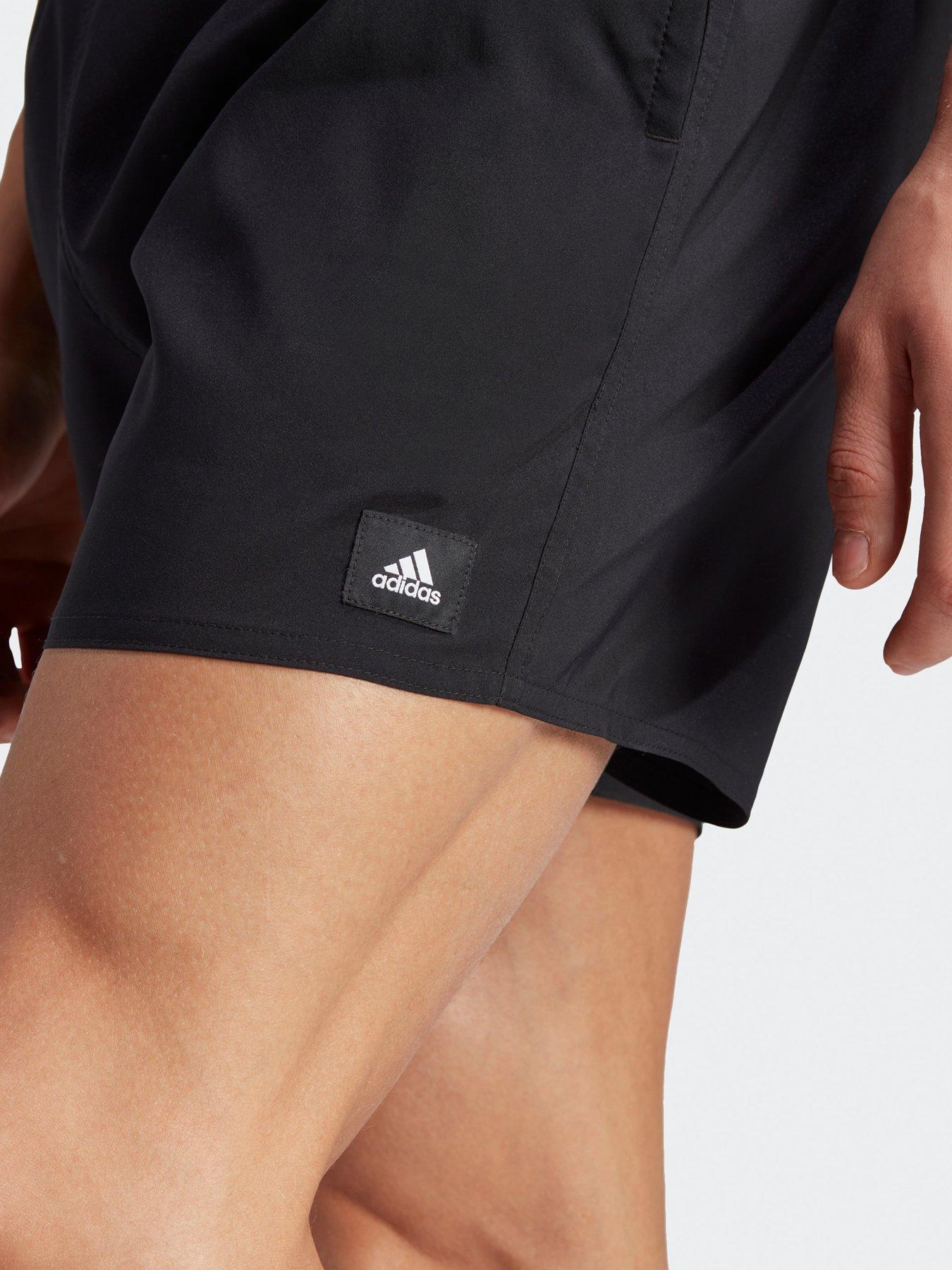 Image 4 of 4 of adidas Men's Solid Small Logo Swim Short - BLACK