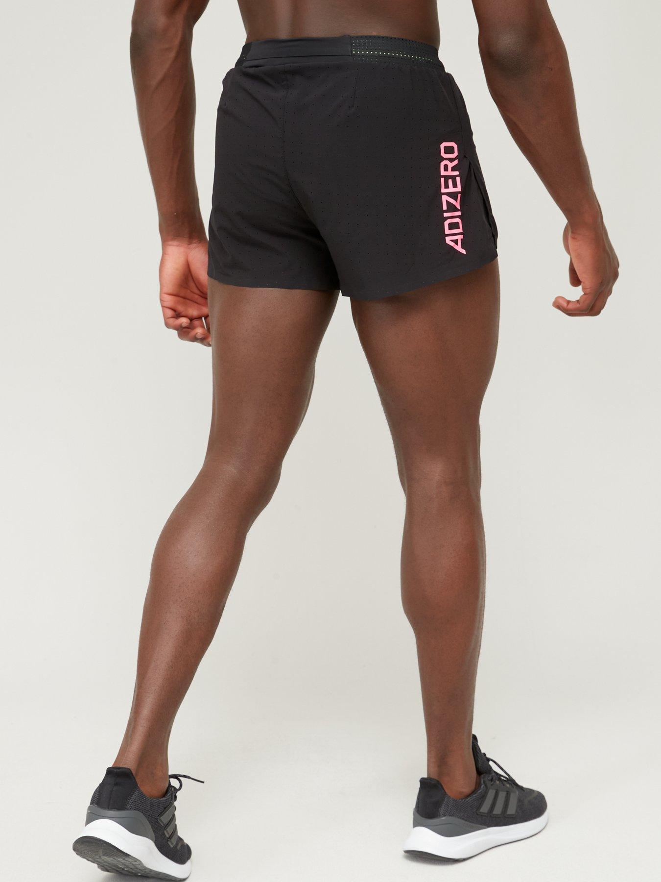 Mens split best sale running shorts uk