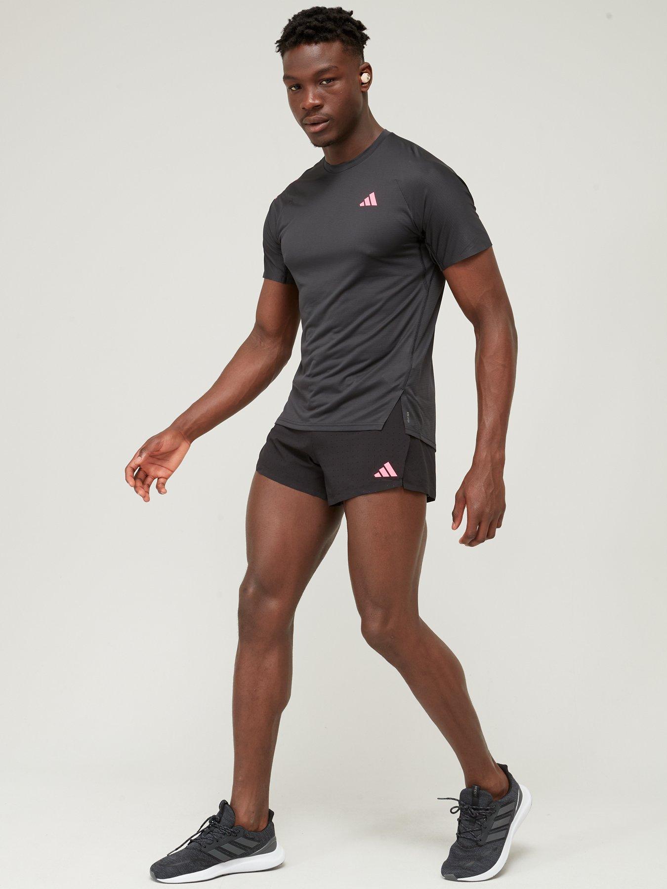 Men's Adizero Split Running Short - Black