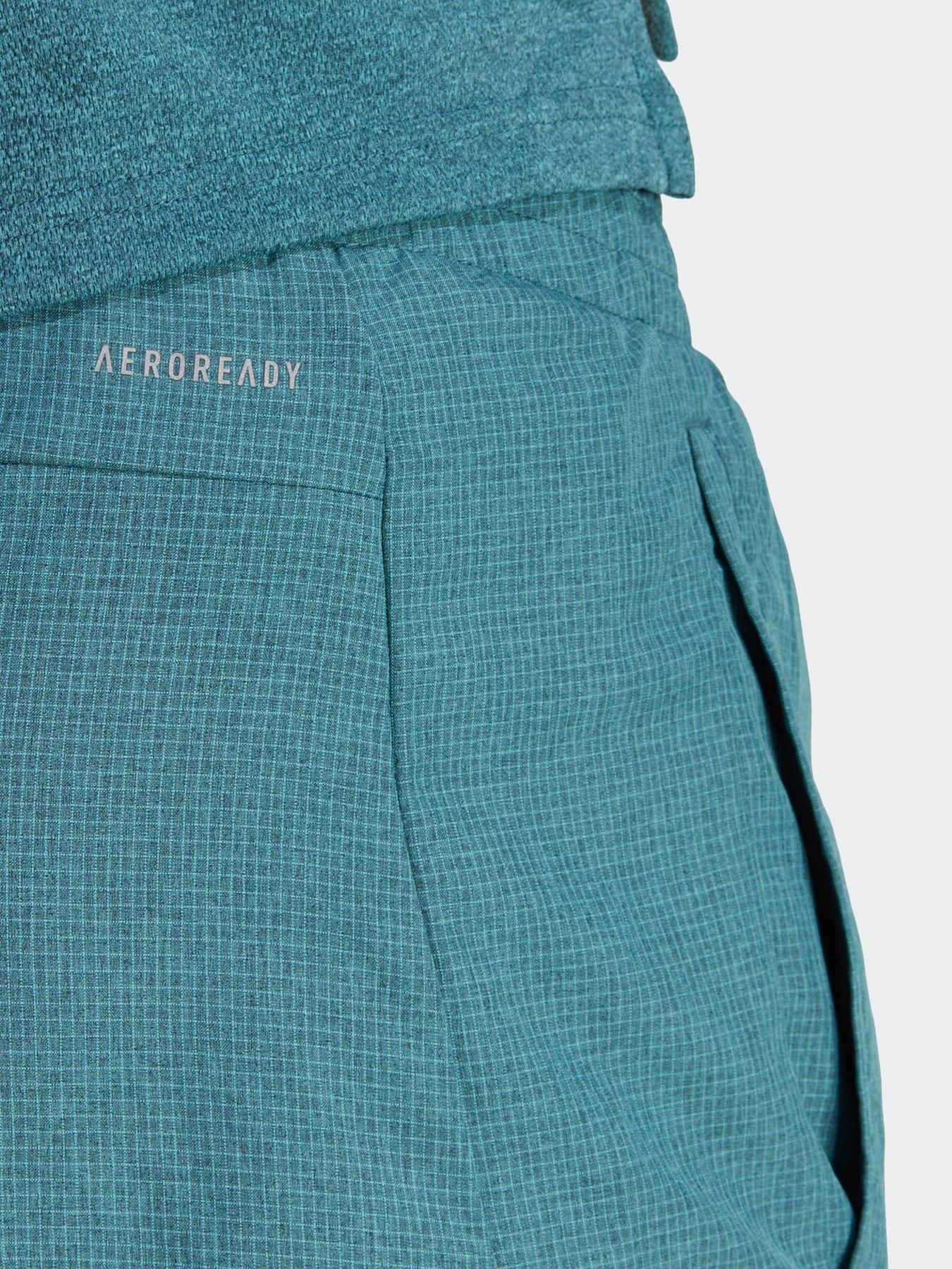 Image 4 of 5 of adidas Men's Own The Run Heather Running Short - Blue