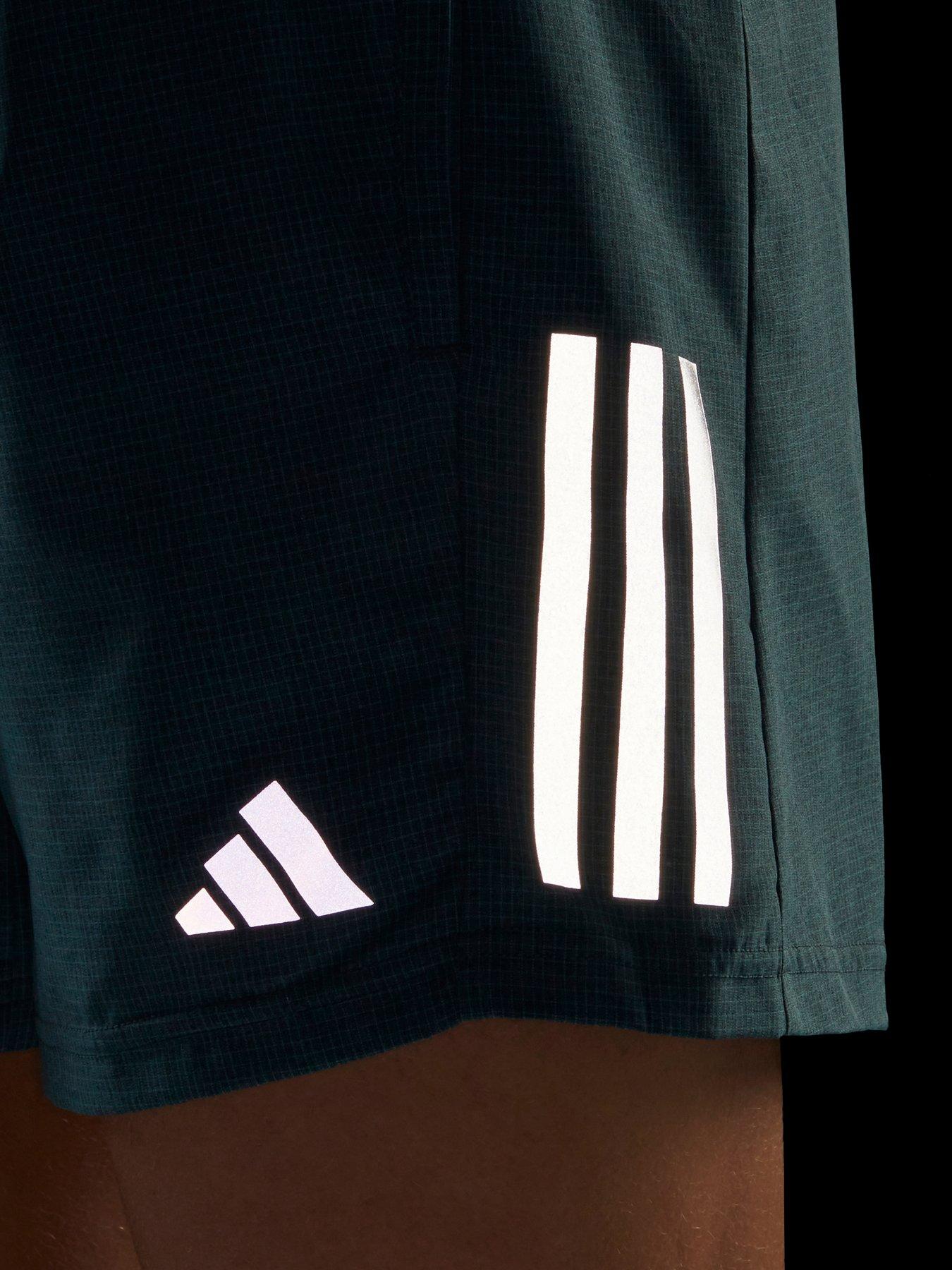 Image 5 of 5 of adidas Men's Own The Run Heather Running Short - Blue