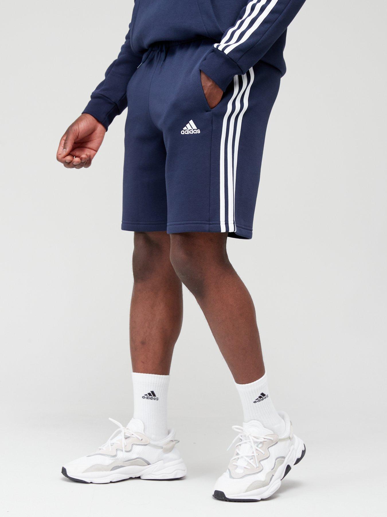 Adidas Future Icons 3 Stripe Shorts Grey Uk