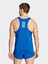  image of adidas-mens-own-the-run-singlet-running-vest-blue
