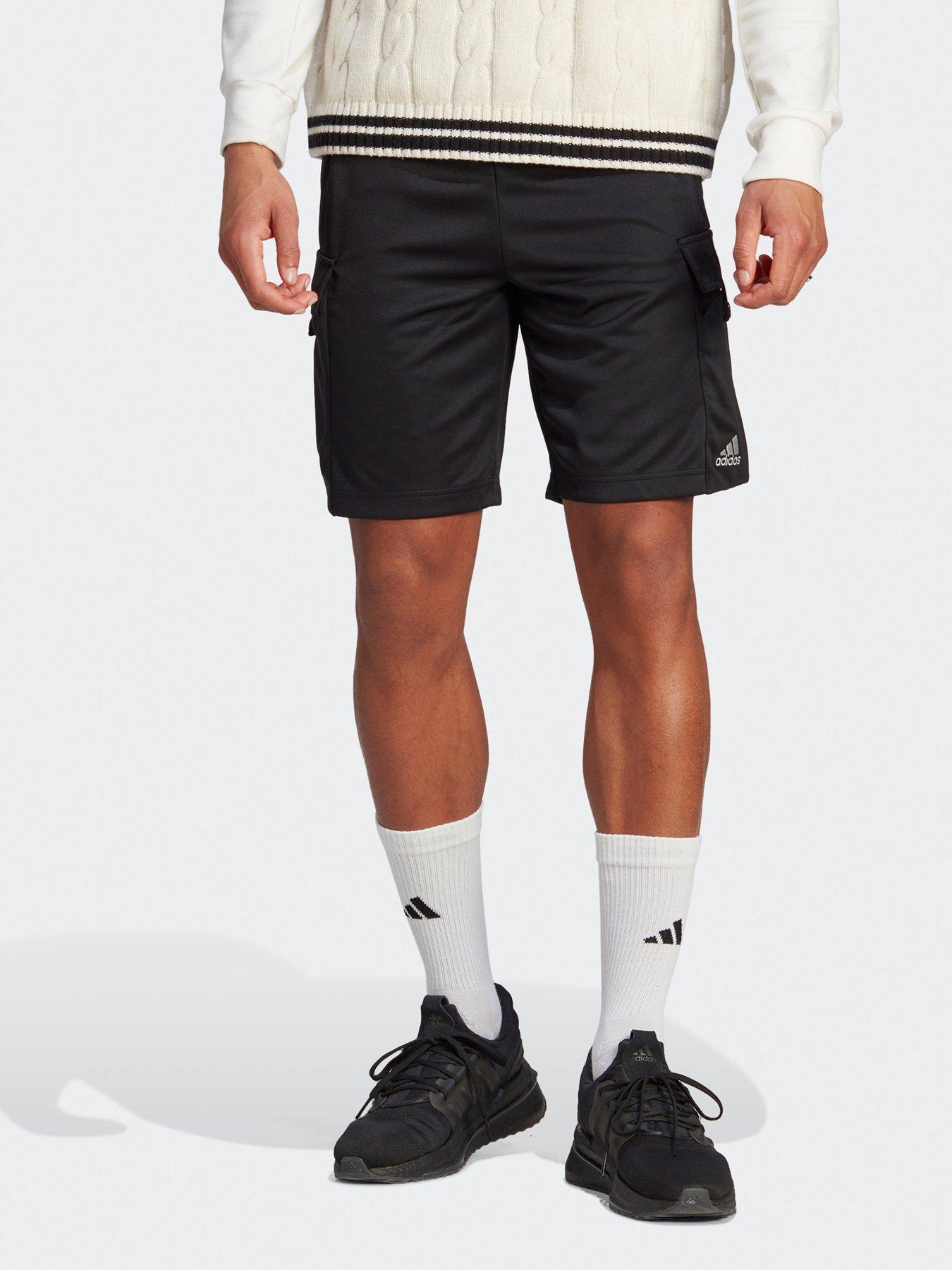 adidas Sportswear Mens Tiro Short - Black/White | Very.co.uk