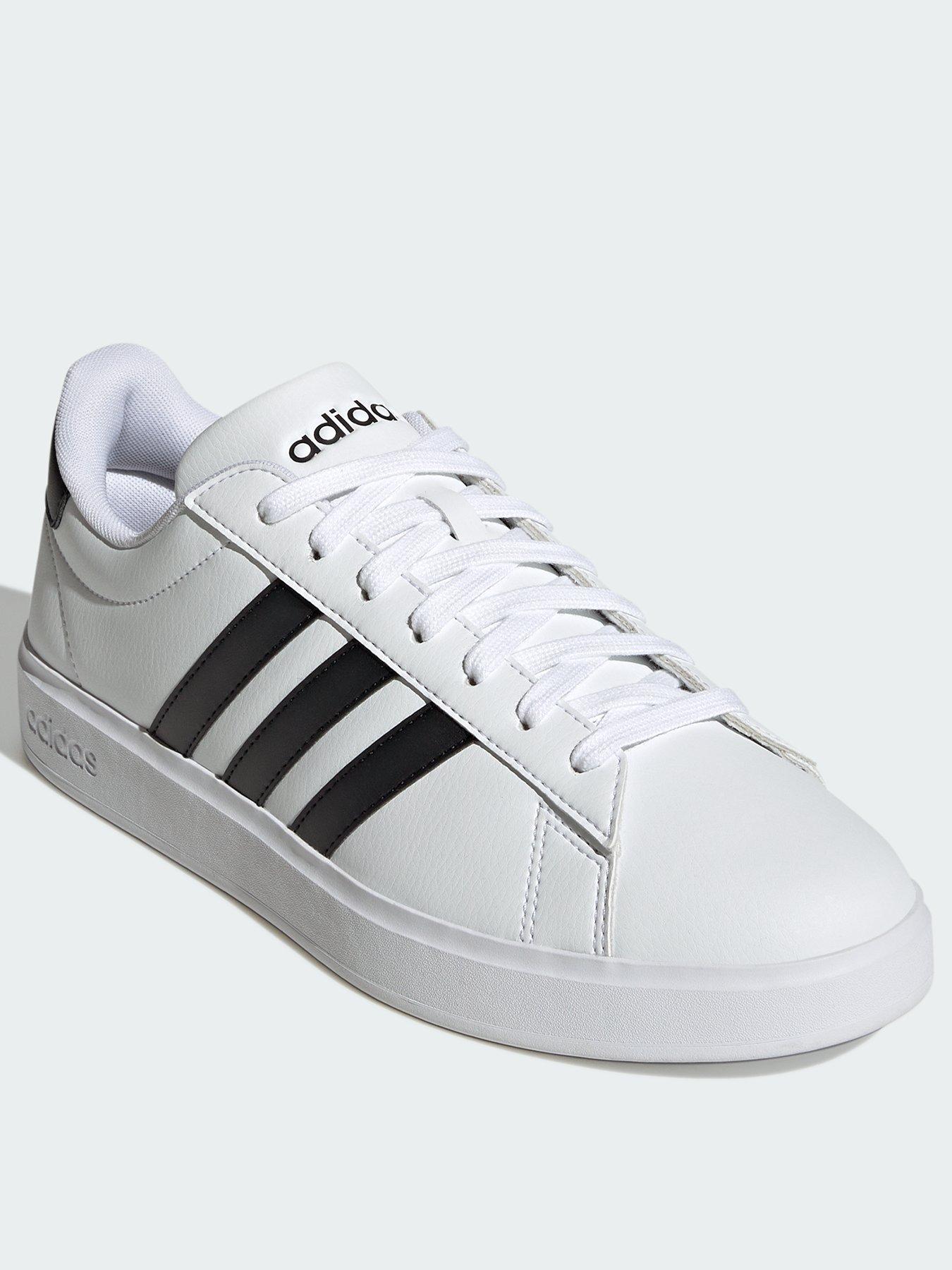 adidas Sportswear Mens Grand Court 2.0 Trainers White Black Very