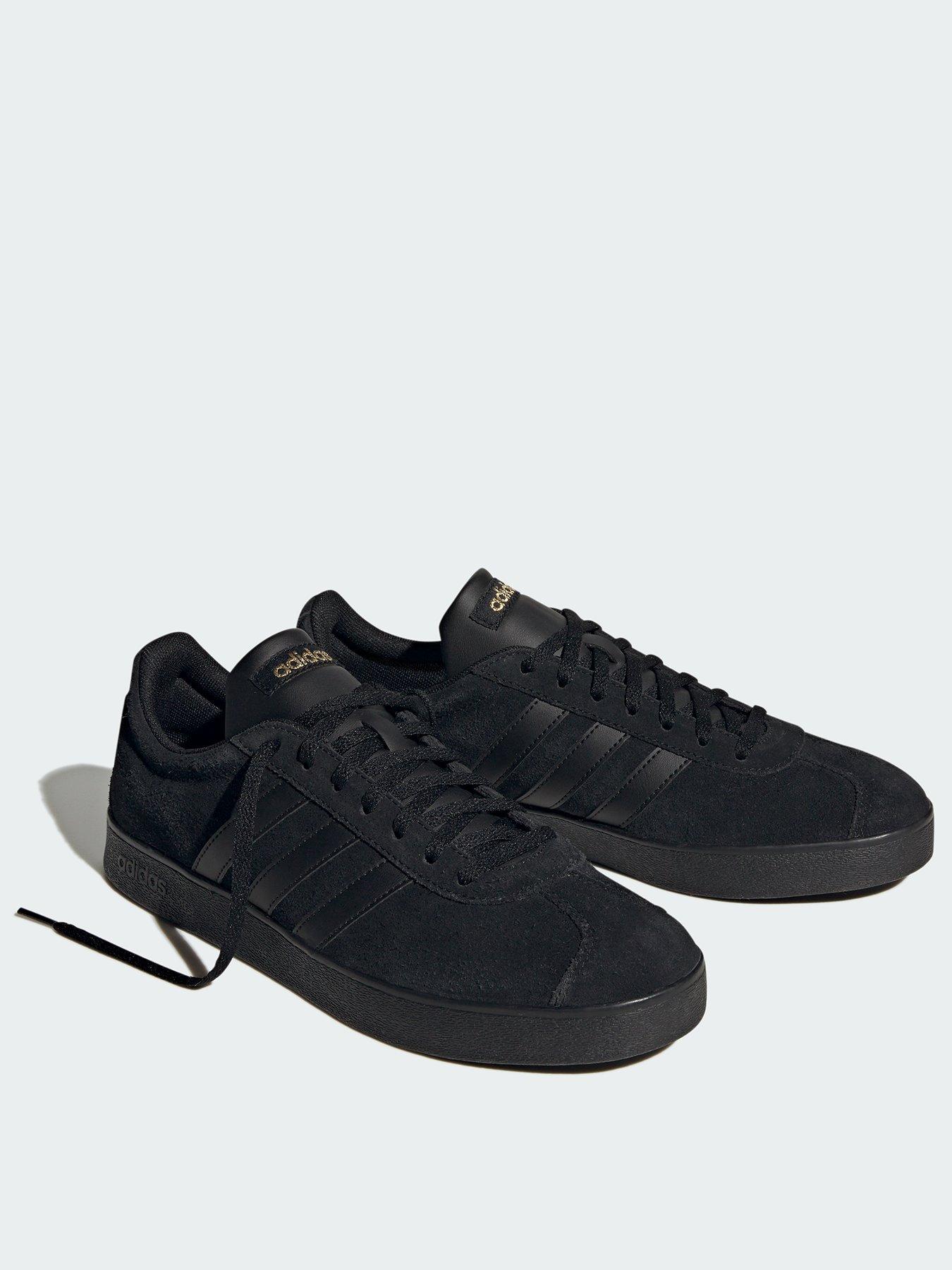 Mens black shop adidas shoes sale