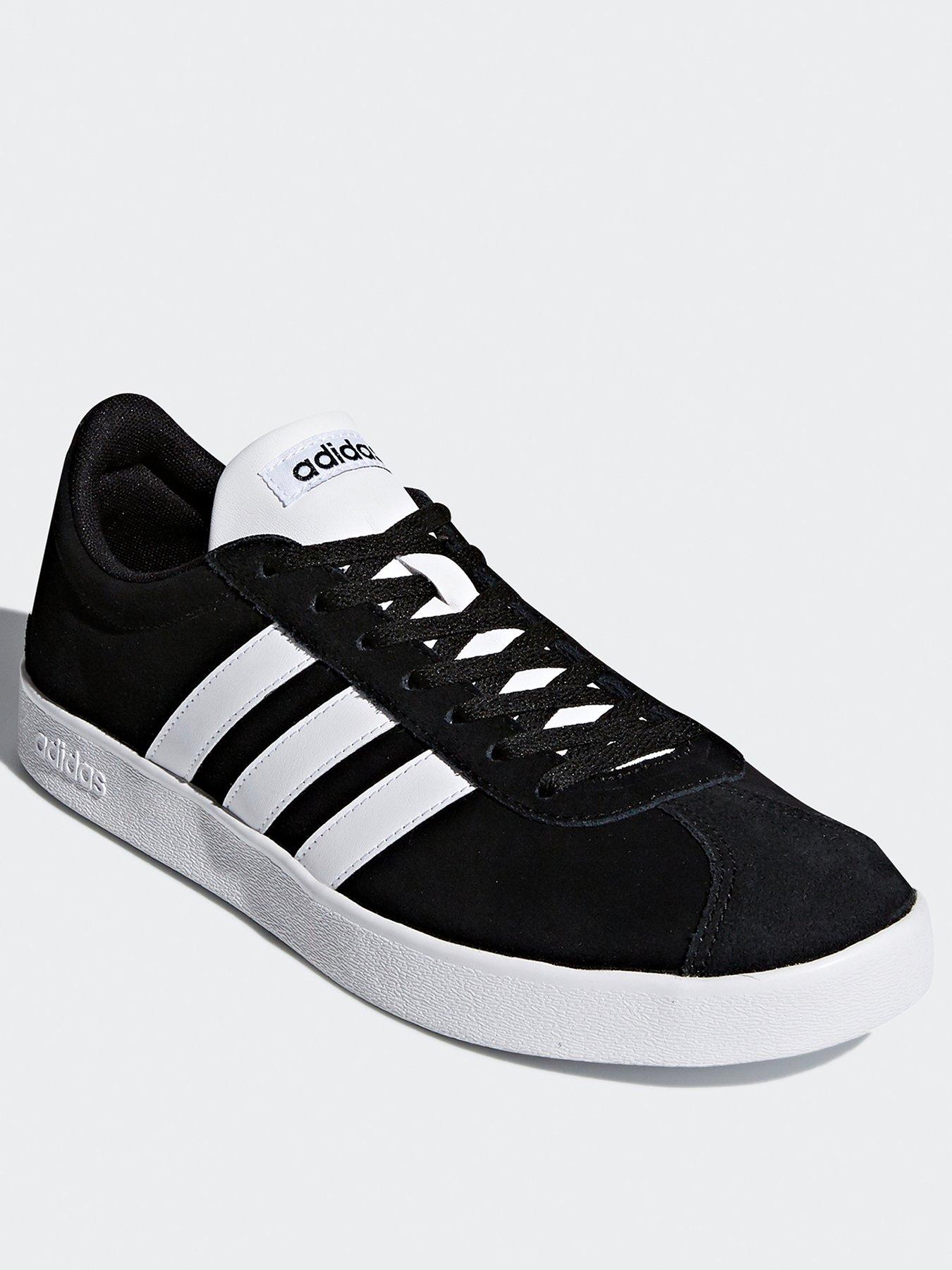 Mens black adidas trainers 2024 sale