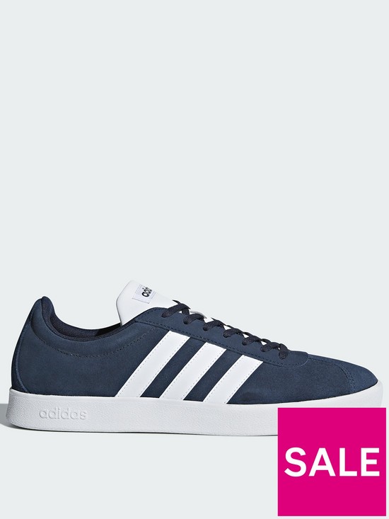 front image of adidas-sportswear-mens-vl-court-20-trainers-navy