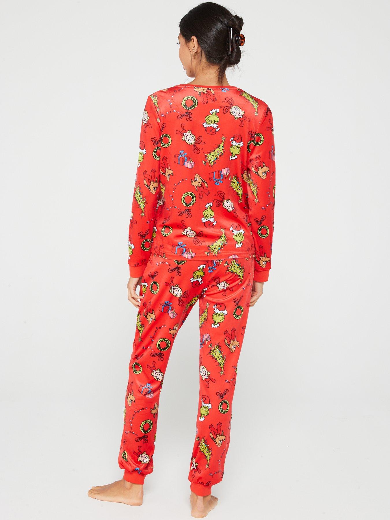 Adult discount grinch pyjamas