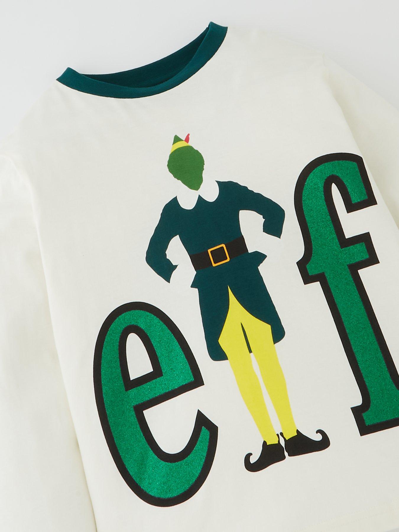 Image 3 of 5 of Elf Unisex Kids Elf The Movie Family Mini Me Christmas Pyjamas - Cream