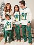  image of elf-unisex-kids-elf-the-movie-family-mini-me-christmas-pyjamas-cream