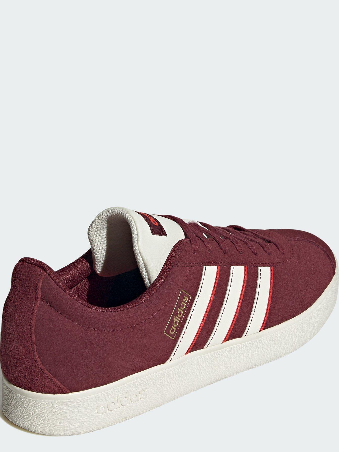 Adidas vl court 2.0 on sale maroon