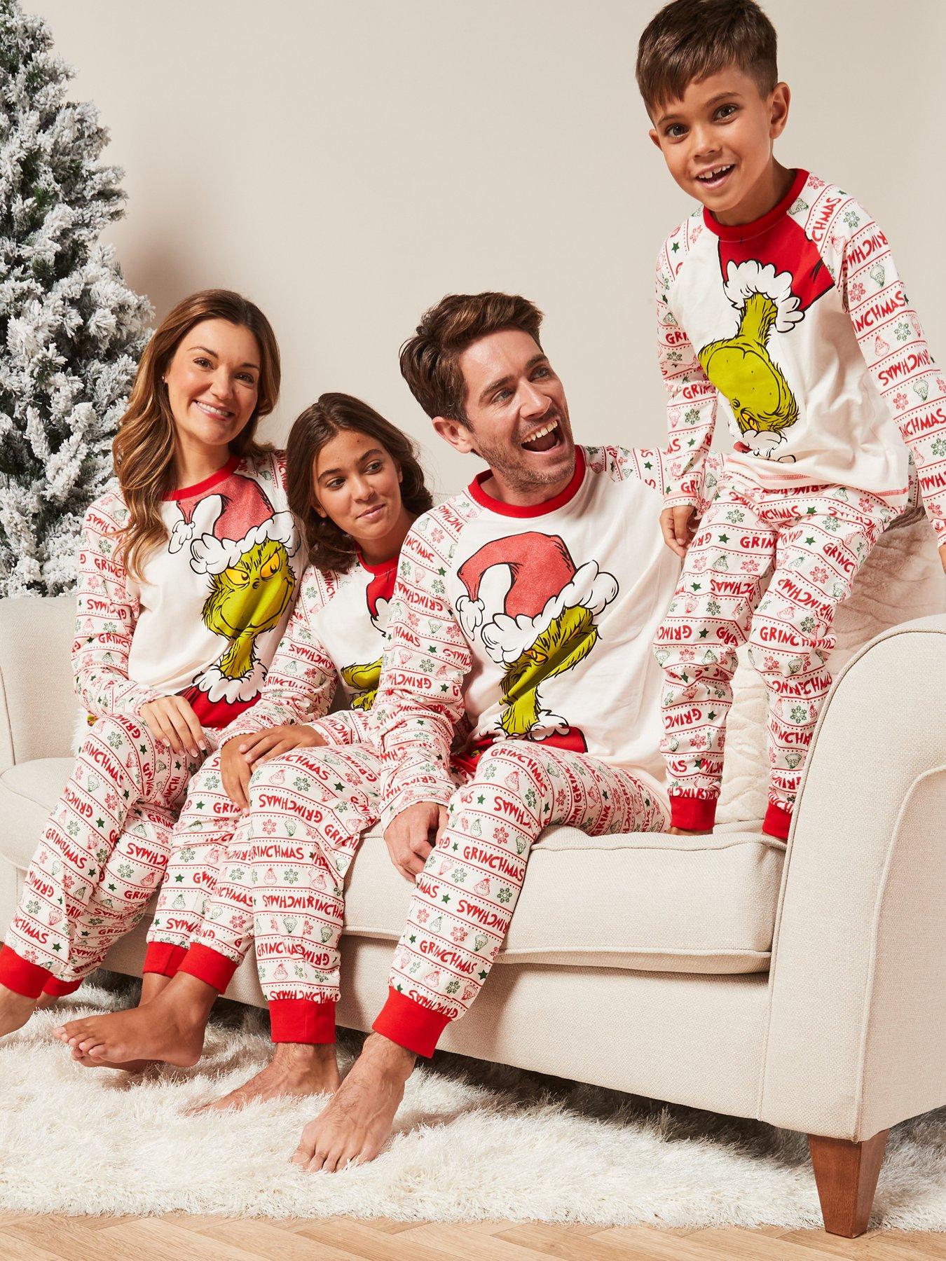 Matching grinch christmas pyjamas hot sale