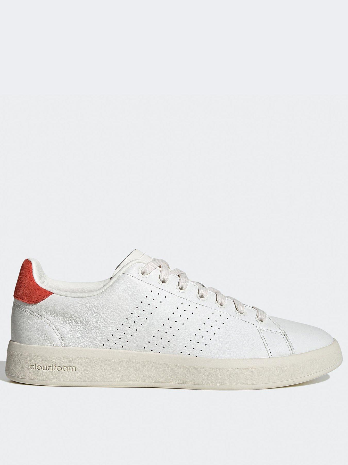 Cloudfoam advantage men's trainers white/red sale