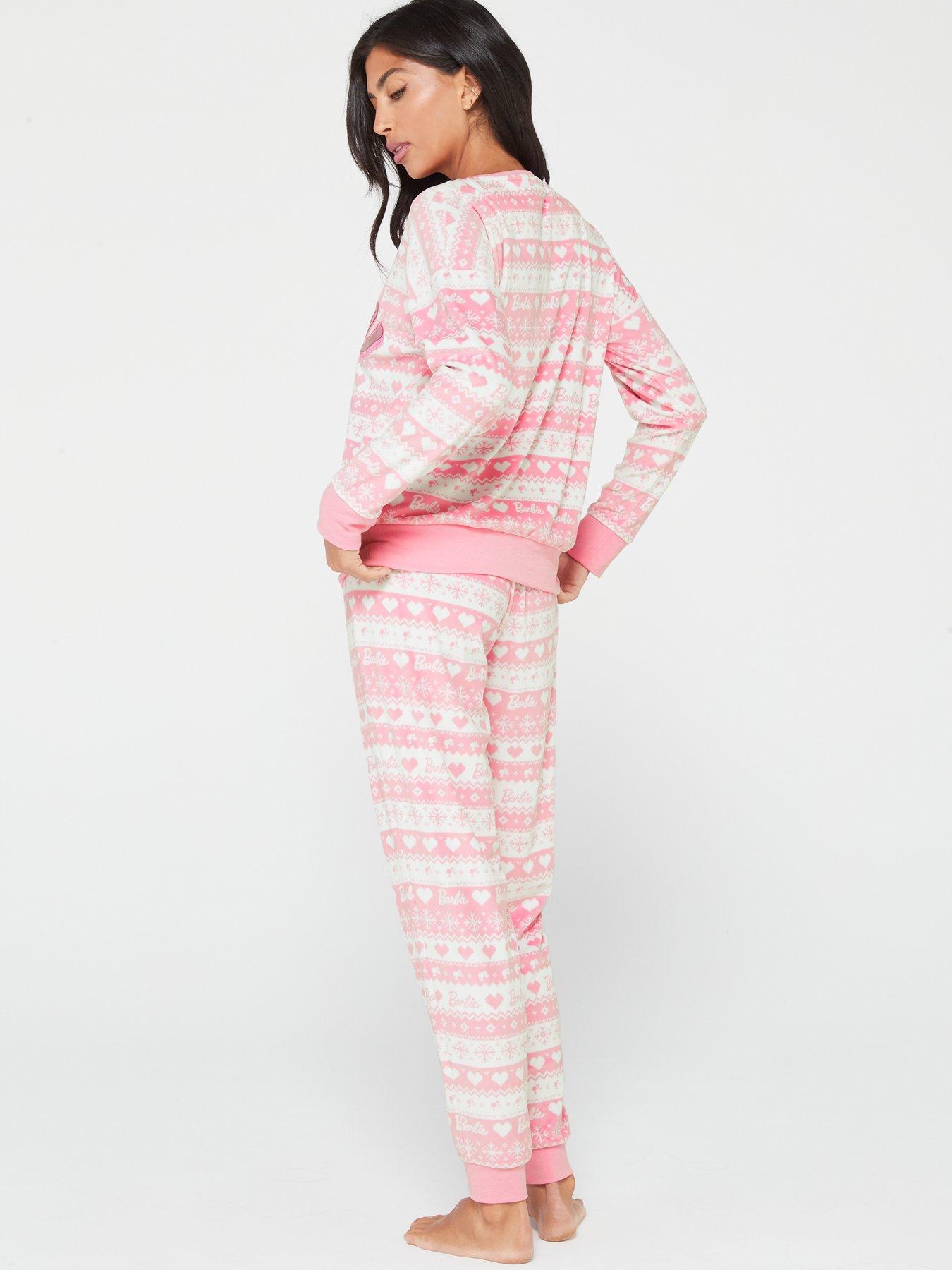 Buy Fleece Baby Pink Winter Night Suit for Women at Secret Wish