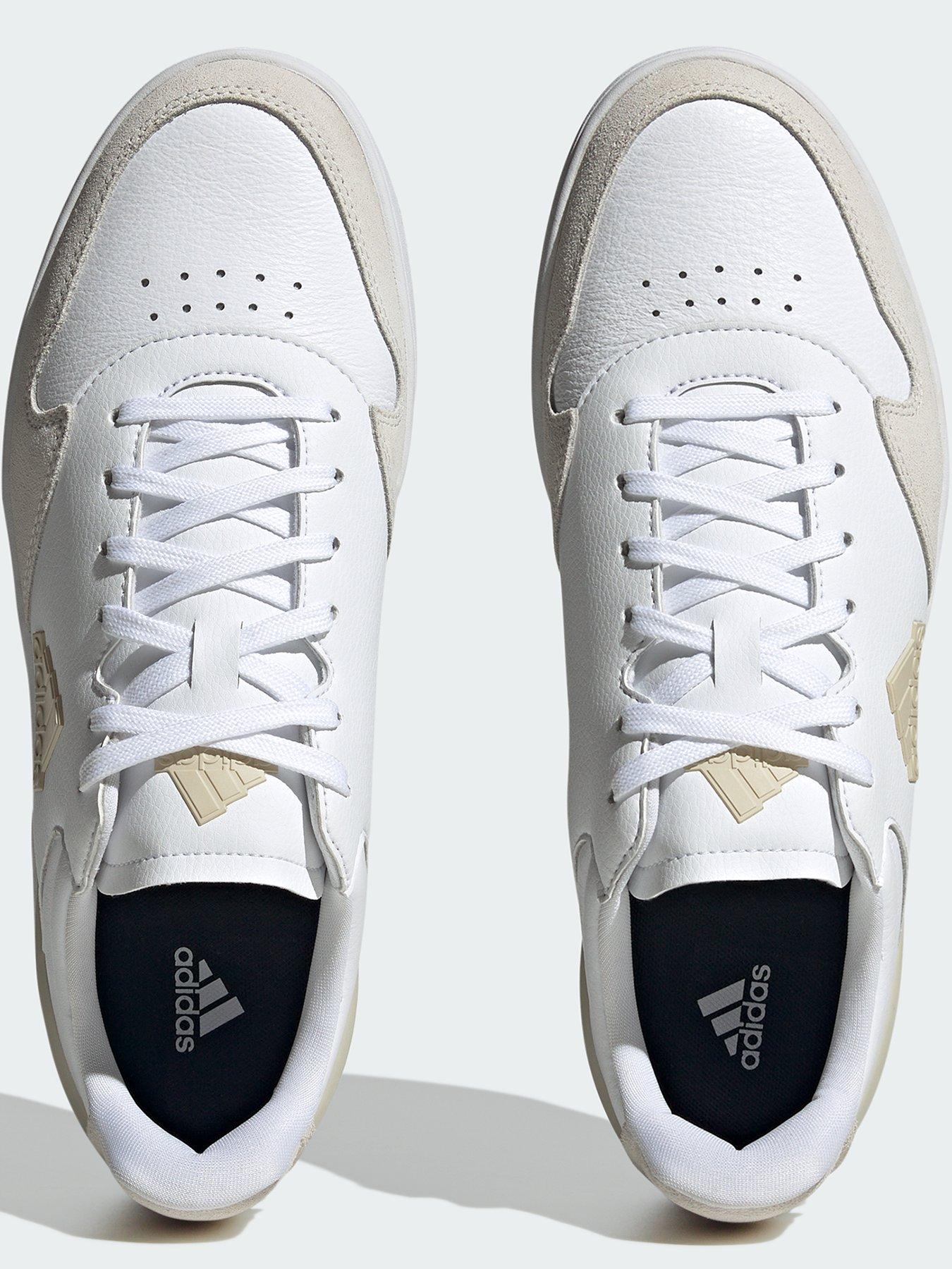 Mens white adidas trainers best sale