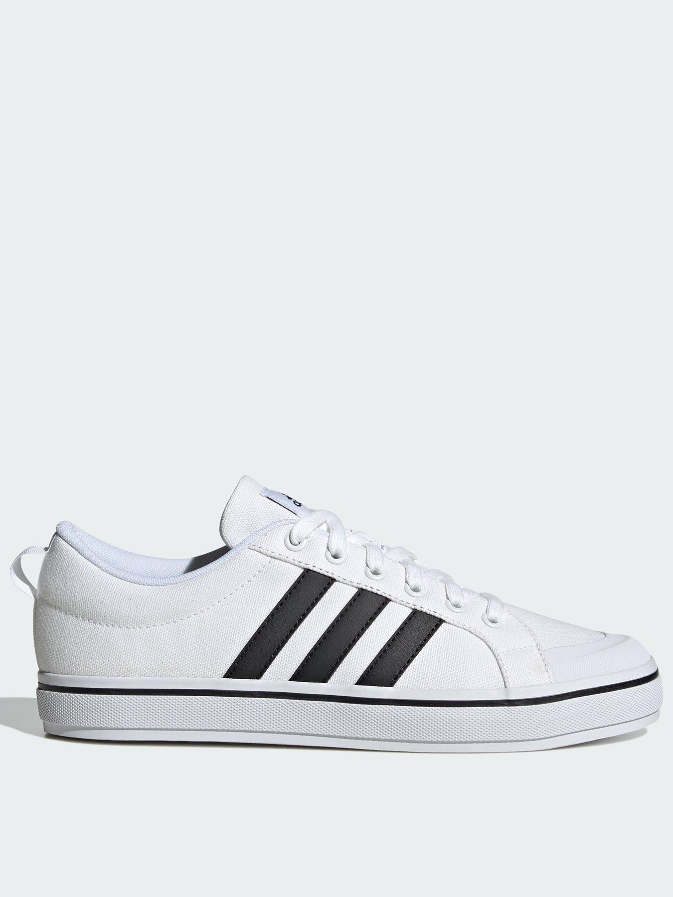 Mens white adidas store trainers sale