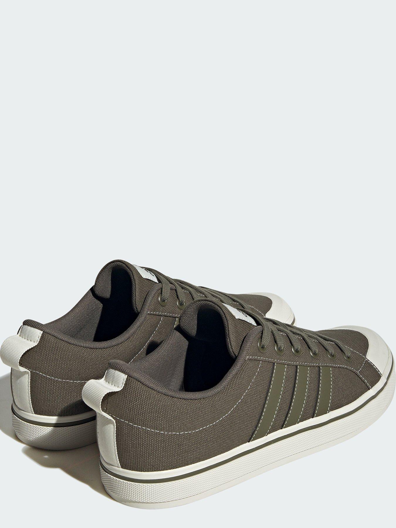 adidas bravada trainers in khaki