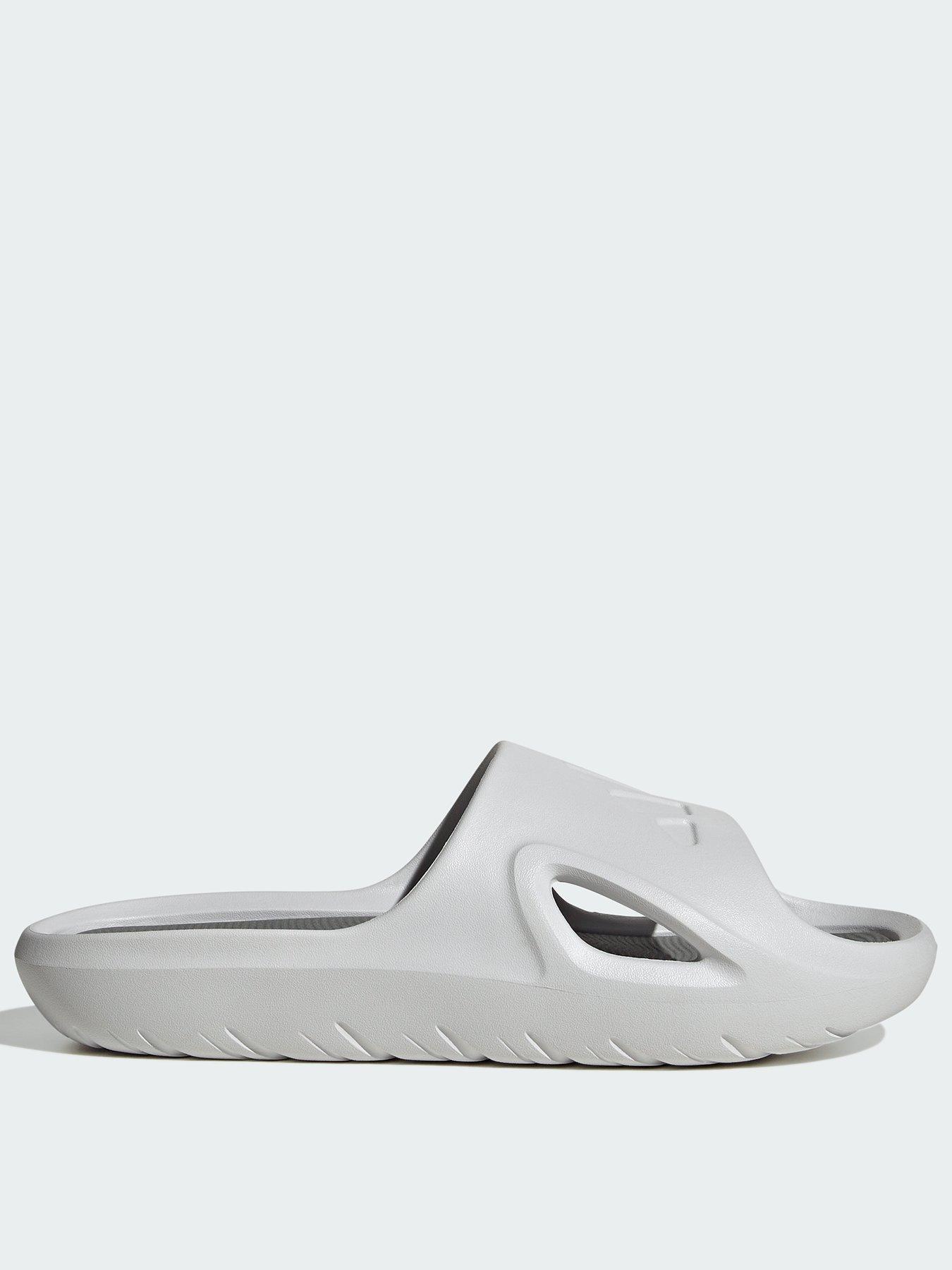 adidas Sportswear Mens Adicane Sliders Light Grey Very