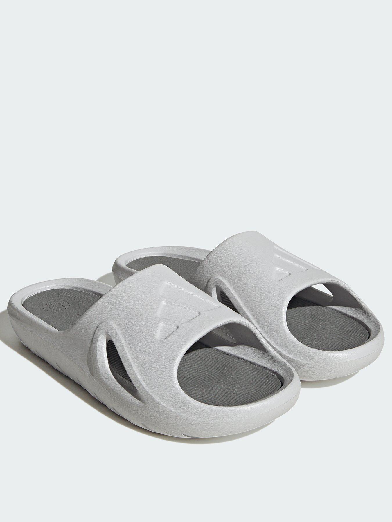 adidas Sportswear Mens Adicane Sliders Light Grey Very