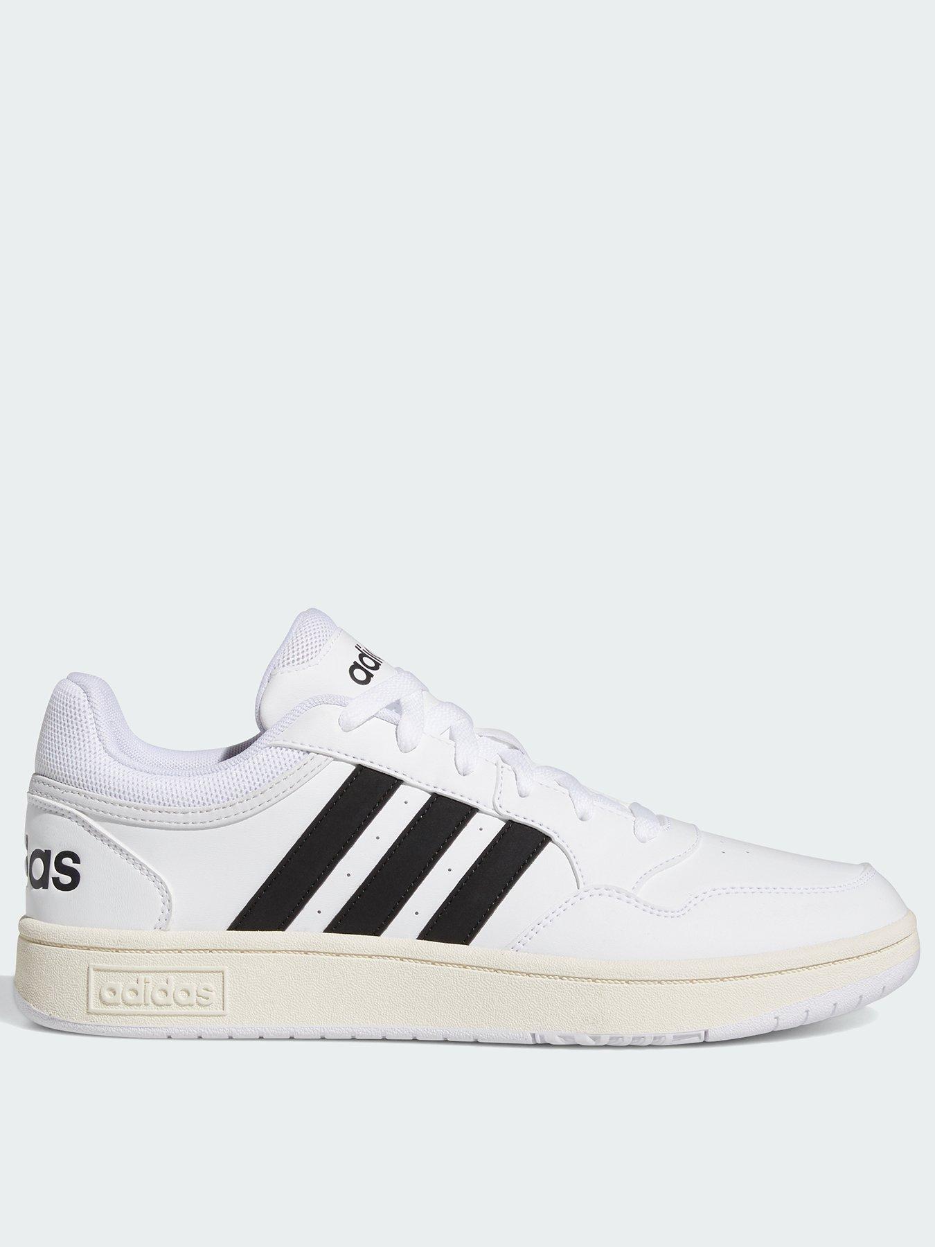 Adidas men white hoops online